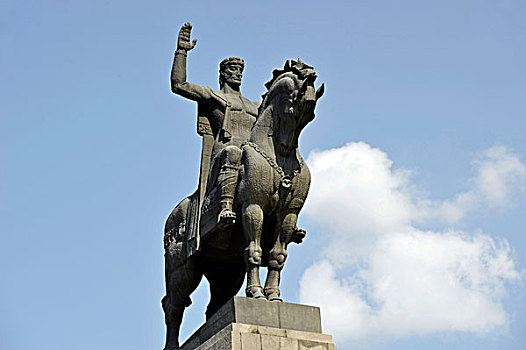 骑马雕像,纪念建筑,国王,地区,第比利斯,乔治亚,西亚