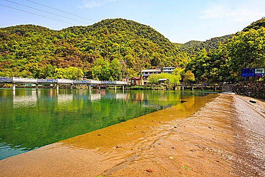 宁海,三麓潭,农庄,农家乐,水池,山水,生态