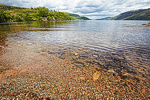 风景,尼斯湖,著名,苏格兰,湖,堡垒