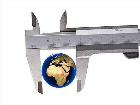 地球,卡钳,卡规,非洲,亚洲,欧洲,抠像