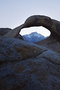 花冈岩,拱形,阿拉巴马山丘,山谷,内华达山脉,加利福尼亚,美国
