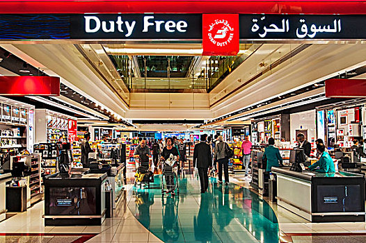 店,迪拜,国际机场,阿联酋,亚洲