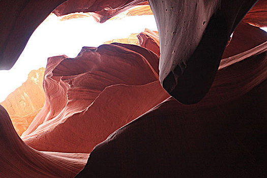 羚羊峡谷,山洞,岩洞,红砂岩,岩石,纹理,峡谷,山谷,亚利桑那州,北美洲,美国,自然,风景,阳光,日出,蓝天,全景,文化,景点,旅游