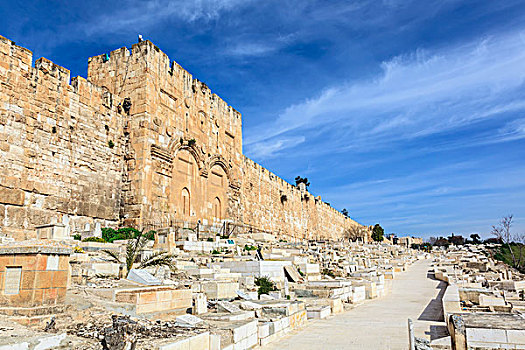东方,大门,寺庙,老城,耶路撒冷,以色列