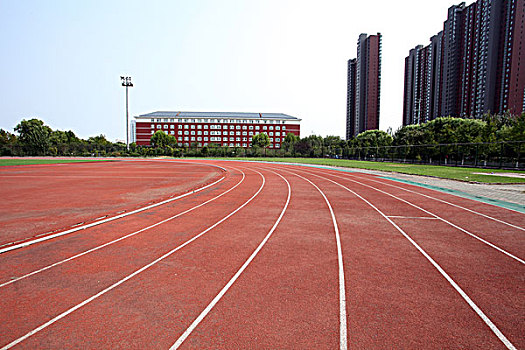 秦皇岛,东北大学,校园,学校,教学楼,大楼,建筑,图书馆,操场,跑道,塑胶