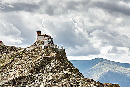 风景,宫殿,山,西藏,中国