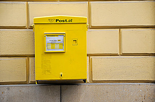邮政,邮箱,维也纳,奥地利,欧洲