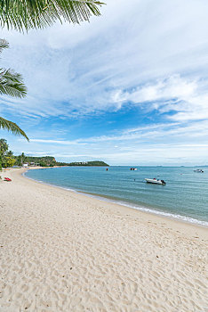 泰国苏梅岛波普海滩自然风景
