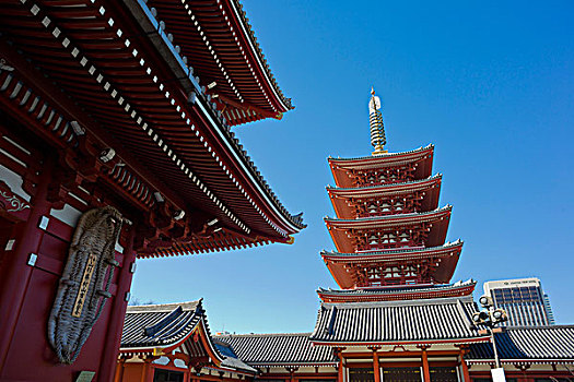 东京,-,浅草寺,寺在浅草,日本