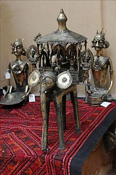 纪念品,出售,堡垒,琥珀宫,琥珀色,拉贾斯坦邦,北印度,亚洲