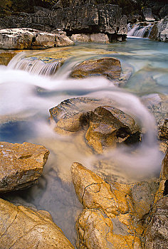 大理石,峡谷,库特尼国家公园,不列颠哥伦比亚省,加拿大