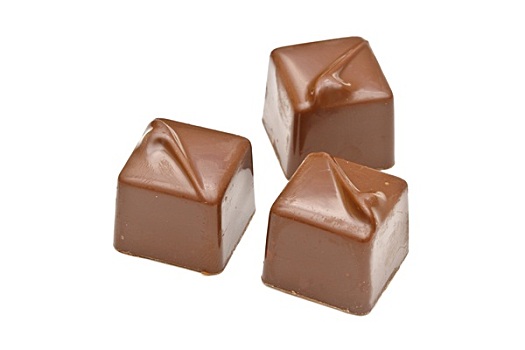 巧克力,果仁糖,白色背景,背景