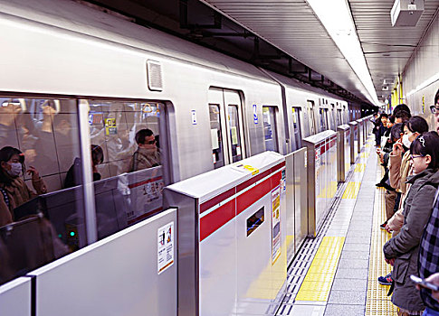 地铁,东京,线条,日本,亚洲
