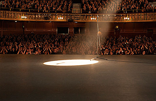 聚光灯,发光,舞台,剧院