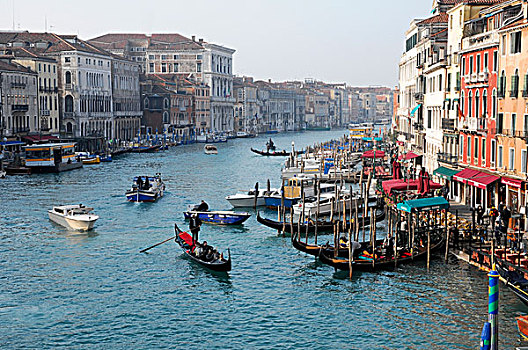 运河,大,桥,威尼斯,威尼托,意大利,欧洲