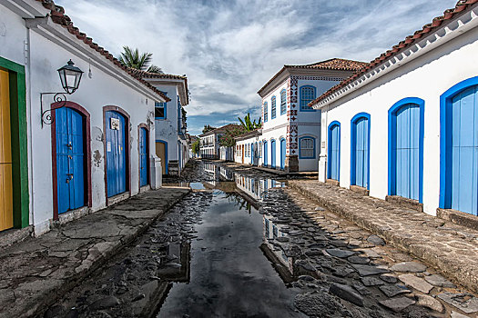 洪水,街道,满潮,里约热内卢州,巴西,南美