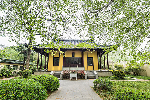 中国江苏南京雨花台的二忠祠园林建筑