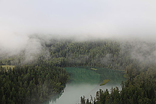 喀纳斯湖美景