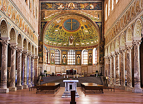 圣坛,大教堂,拉文纳,意大利,欧洲
