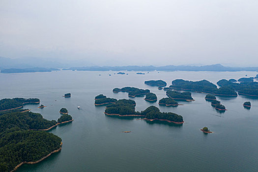 航拍千岛湖风光