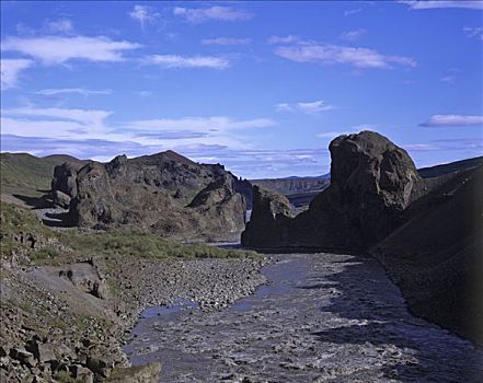 玄武岩,国家公园,冰岛