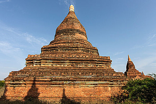 老,砖,塔,蒲甘,曼德勒省,缅甸,亚洲