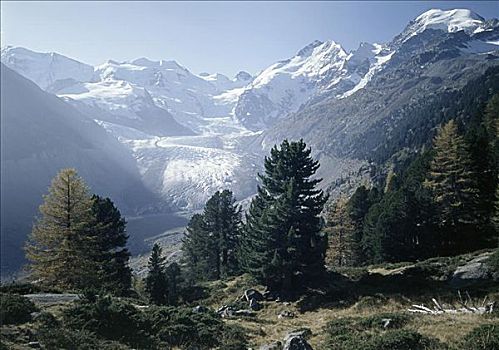 冰河,恩格达恩,瑞士