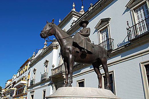 巴塞罗那,小雕像,塞维利亚,西班牙