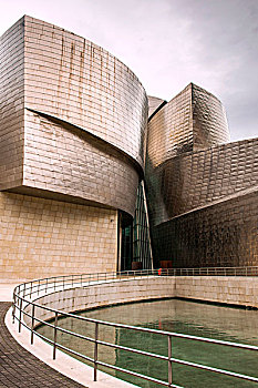 古根海姆博物馆,毕尔巴鄂,建筑师,特写,巴斯克,西班牙,欧洲