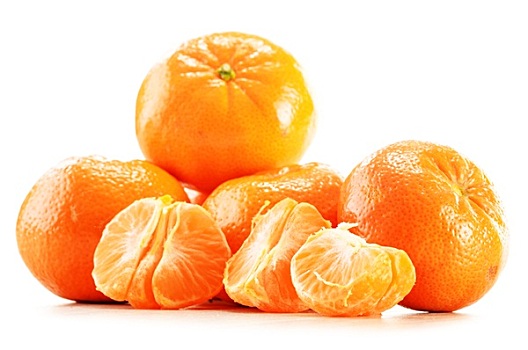 构图,柑橘,隔绝,白色背景,背景