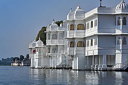 湖上皇宫,湖,皮丘拉,乌代浦尔,印度