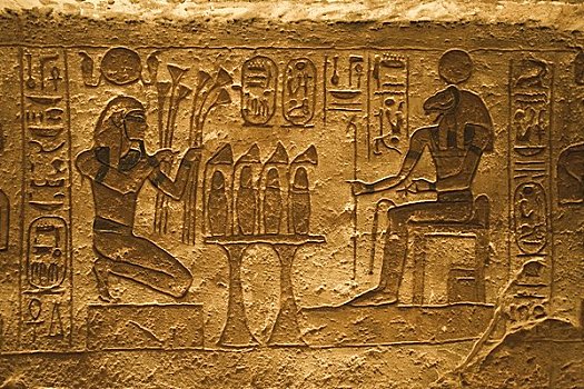 埃及,阿布辛贝尔神庙,雕塑,拉美西斯二世神庙,浮雕