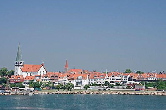 丹麦,岛屿,历史名城,城市