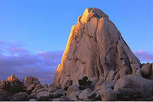 石头,顶峰,约书亚树国家公园,加利福尼亚,美国