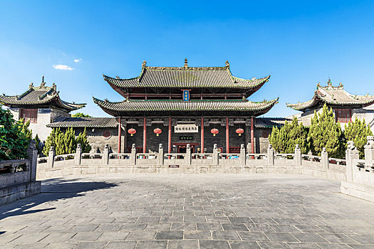 中国河南省洛阳潞泽会馆古建筑,洛阳民俗博物馆