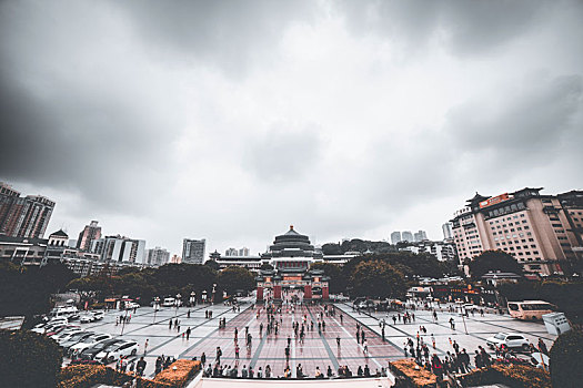 重庆大会堂全景