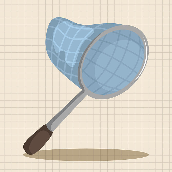 渔网,矢量,插画,卡通,象征_高清图片_全景视觉