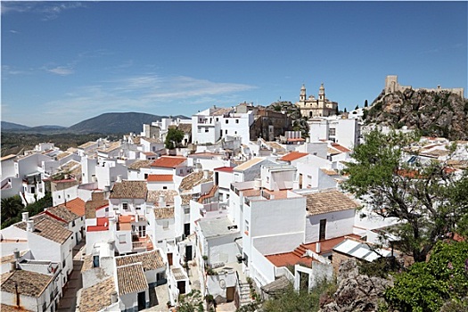 白色,安达卢西亚,城镇,奥维拉,西班牙