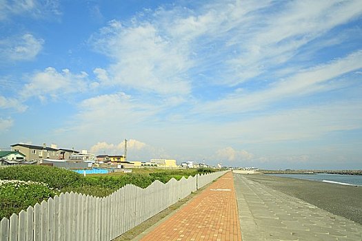 小路,海岸