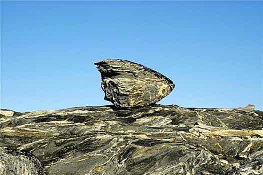 地质,层次,石头,花冈岩