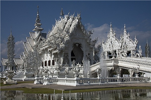 童话,城堡,寺院,清莱,泰国