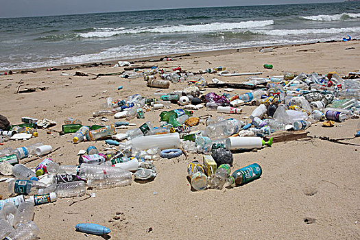 海滩垃圾