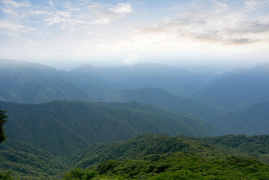 贵州武陵山脉的自然风光