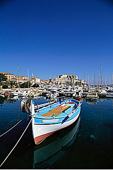 渔船,科西嘉岛,法国