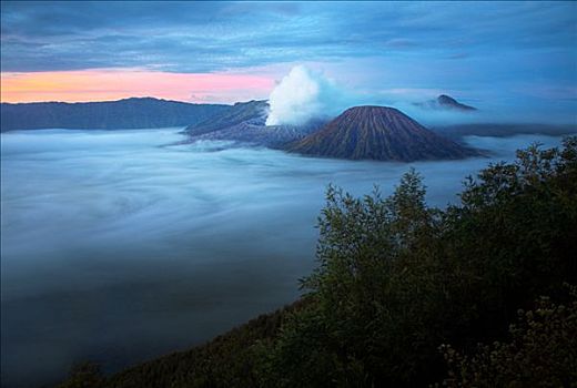 婆罗摩火山,火山,爪哇,印度尼西亚