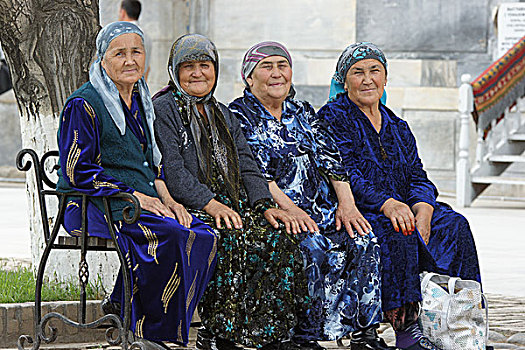女人,撒马尔罕,乌兹别克斯坦