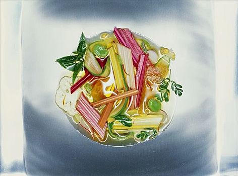 蔬菜汤,藏红花,大黄