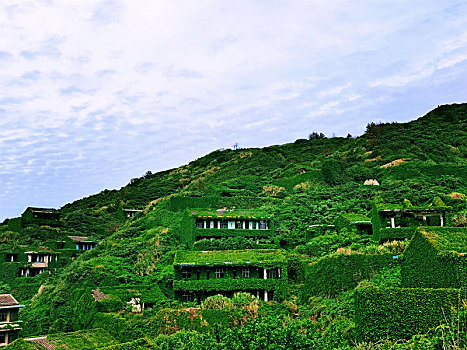 浙江嵊泗列岛的枸杞岛嵊山岛无人村