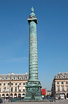 法国,巴黎,广场,建造,建筑师,中心,柱子,拿破伦,纪念
