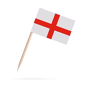 微型,旗帜,英格兰,隔绝,白色背景,背景